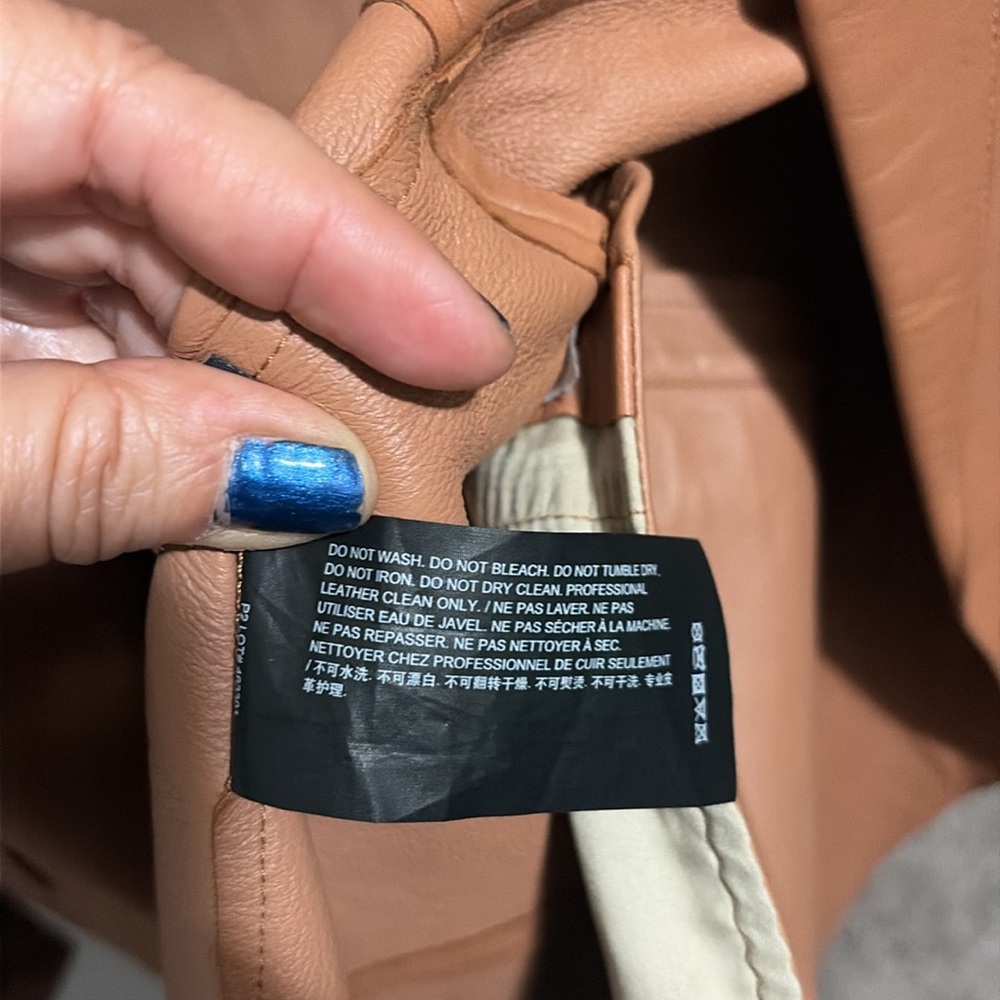 Theory Leather Blazer - Picture 7 of 9